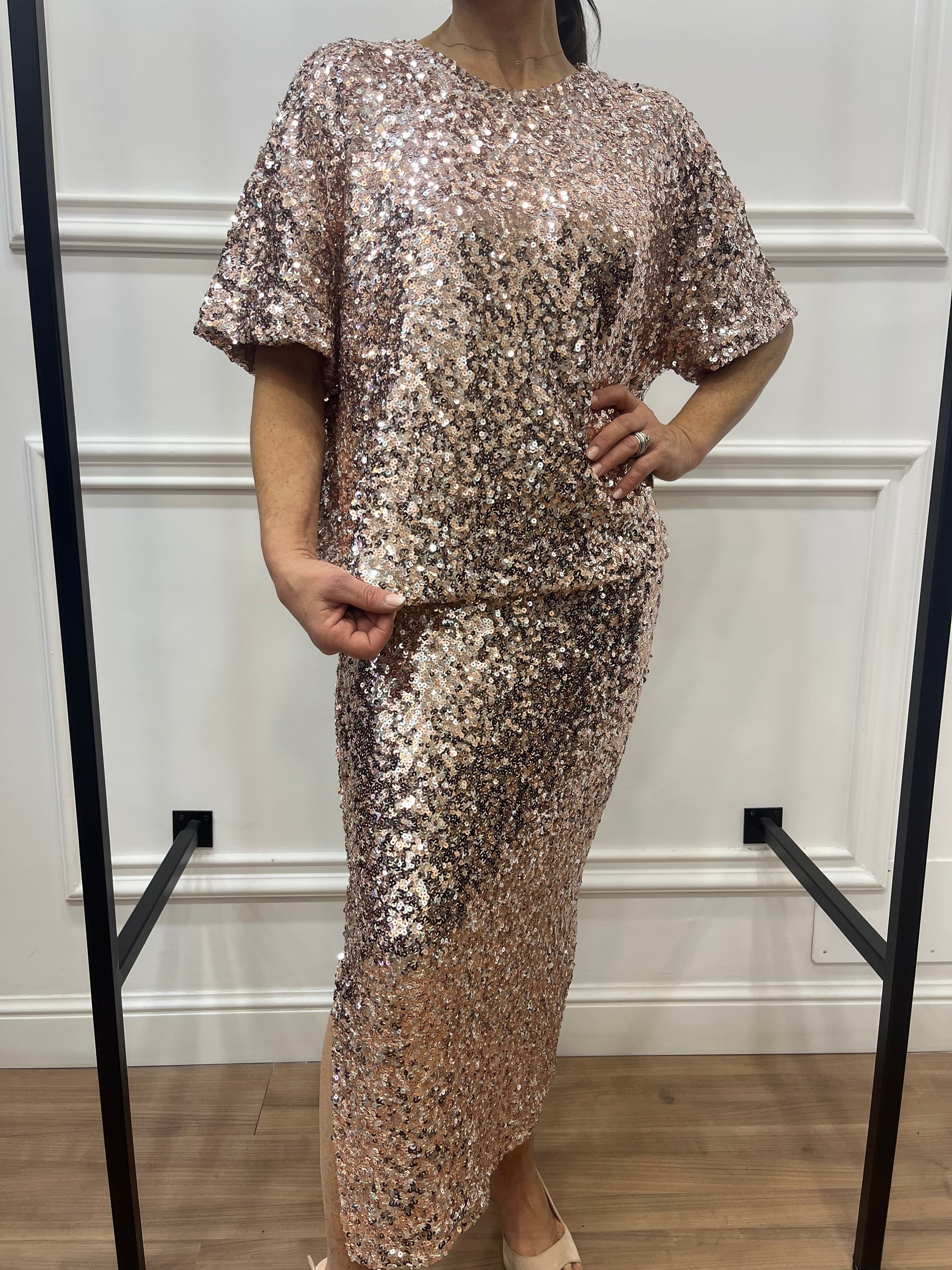 Coordinato pailettes