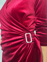 Vestito Velours midi