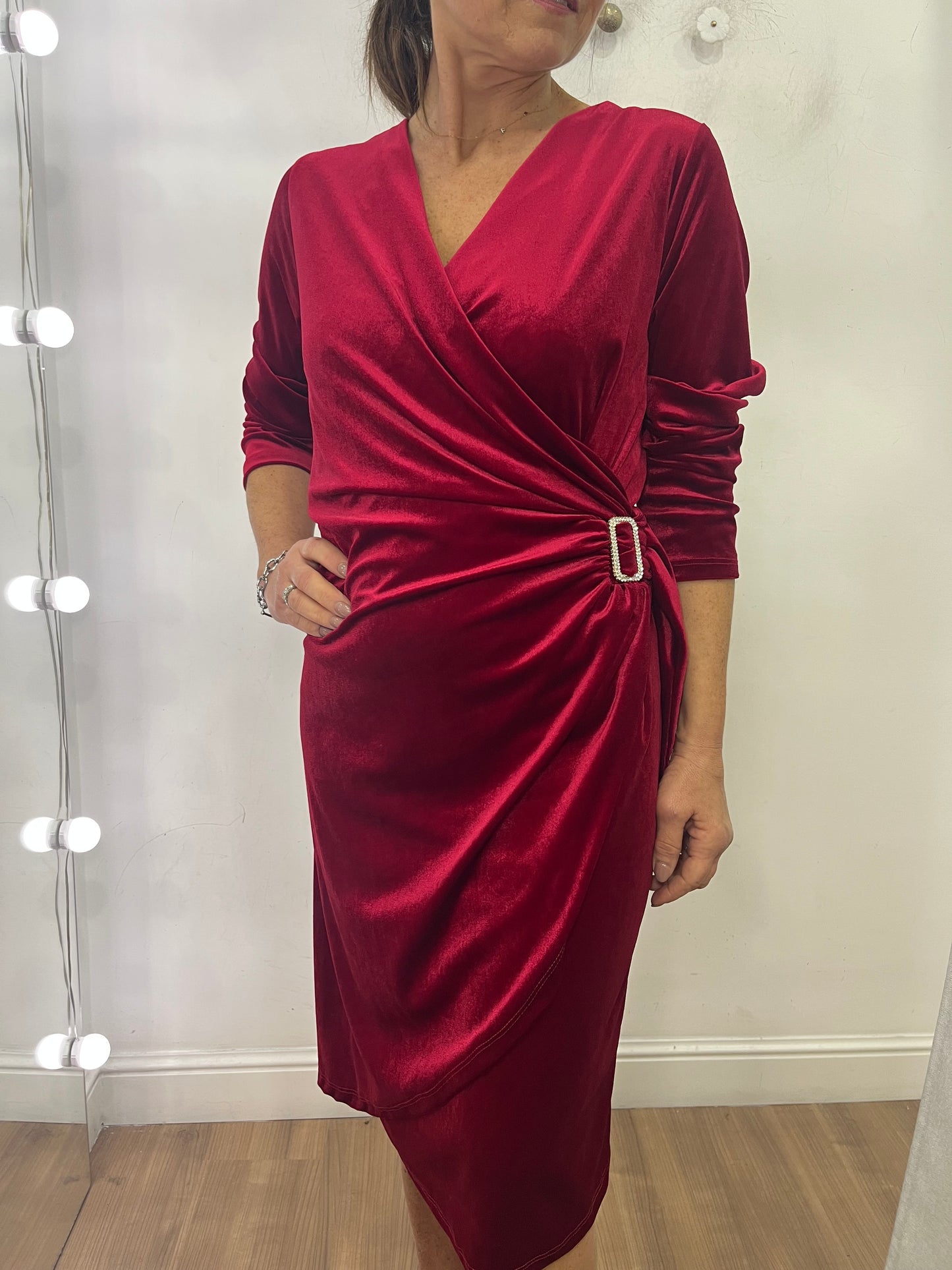 Vestito Velours midi