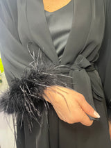 Tailleur plumes