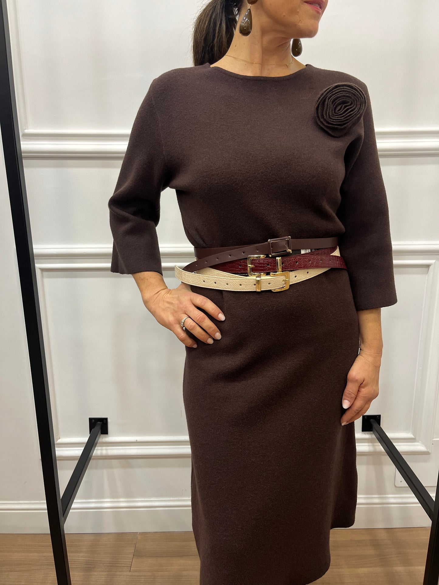 Vestito Midi in lana