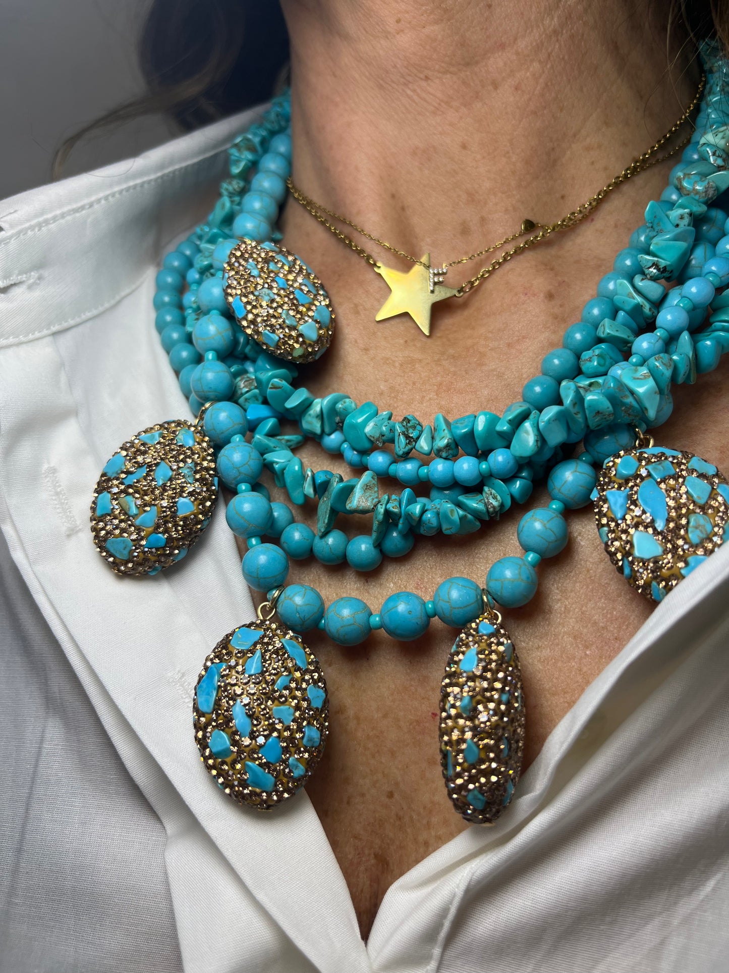 Collana turchese