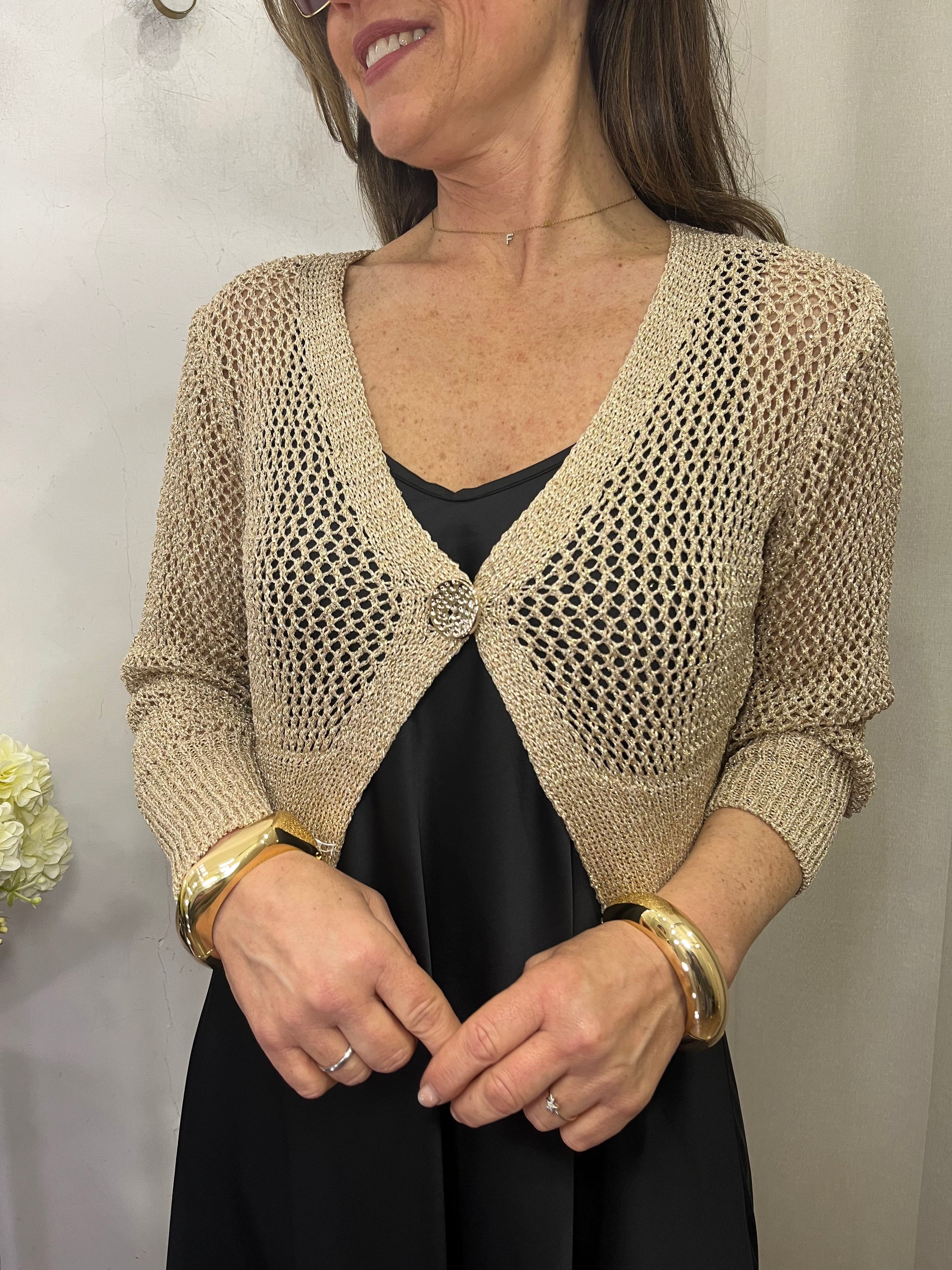 Cardigan luxury corto
