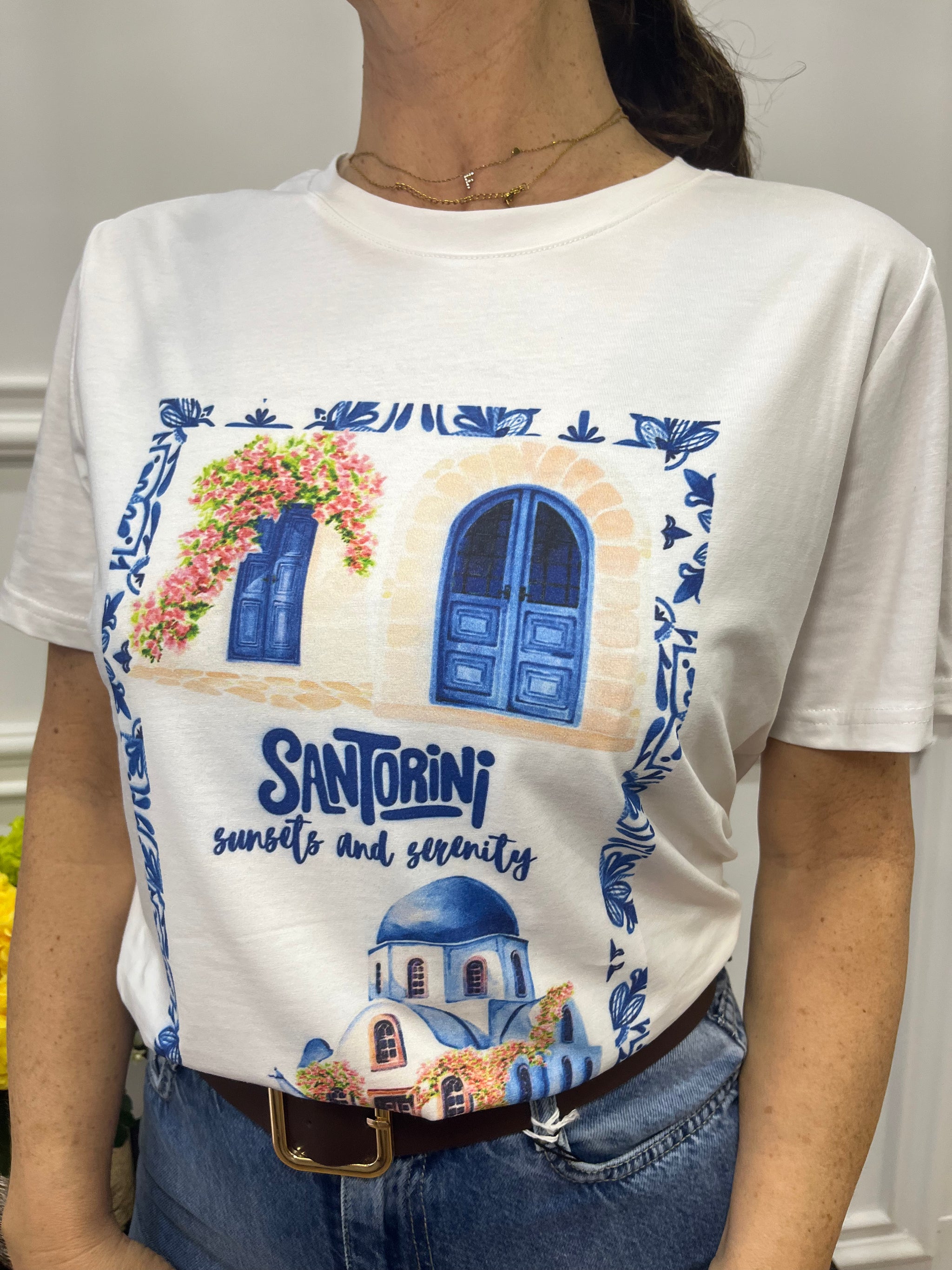 T shirt Santorini