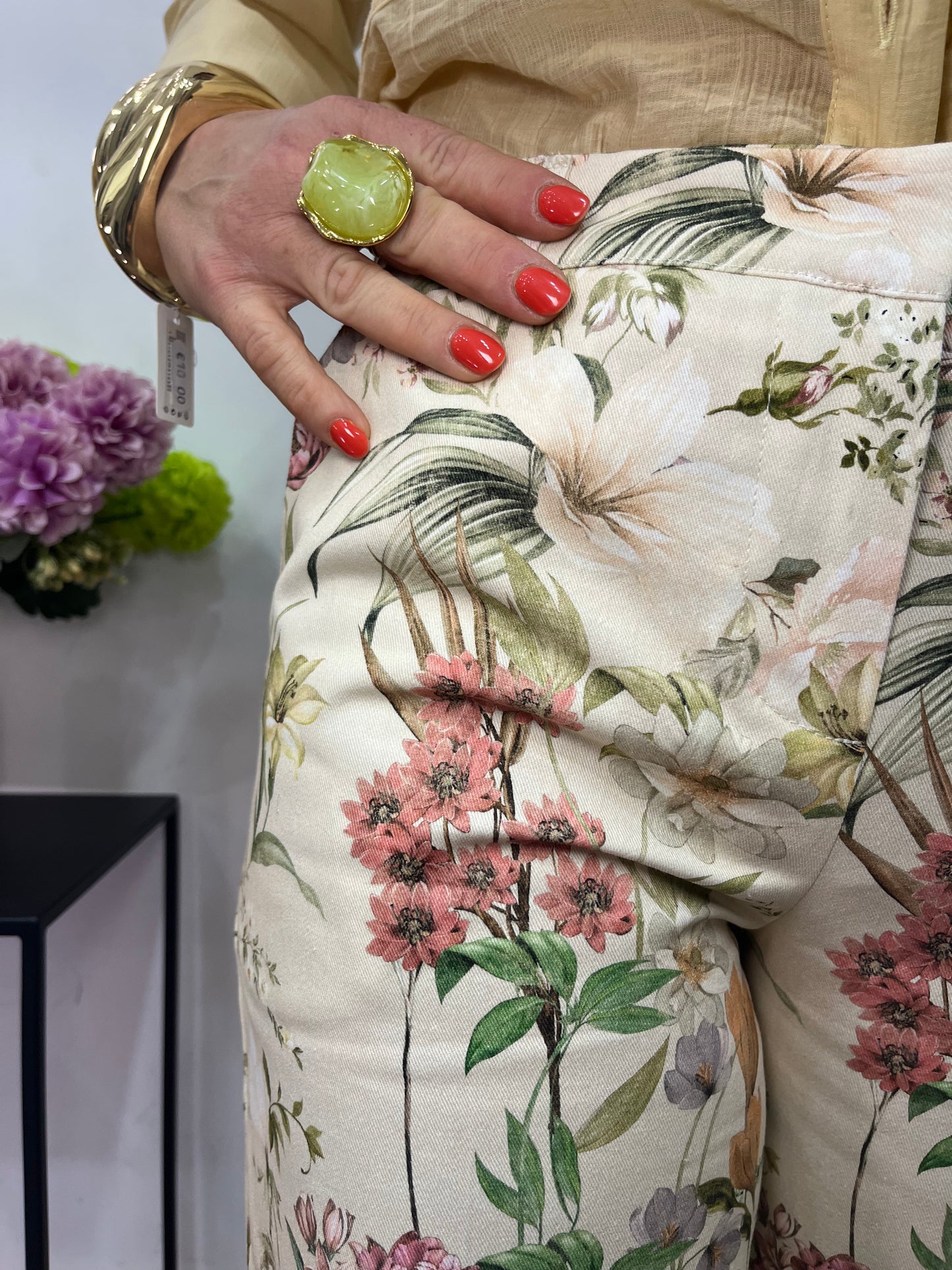 Pantaloni flowers