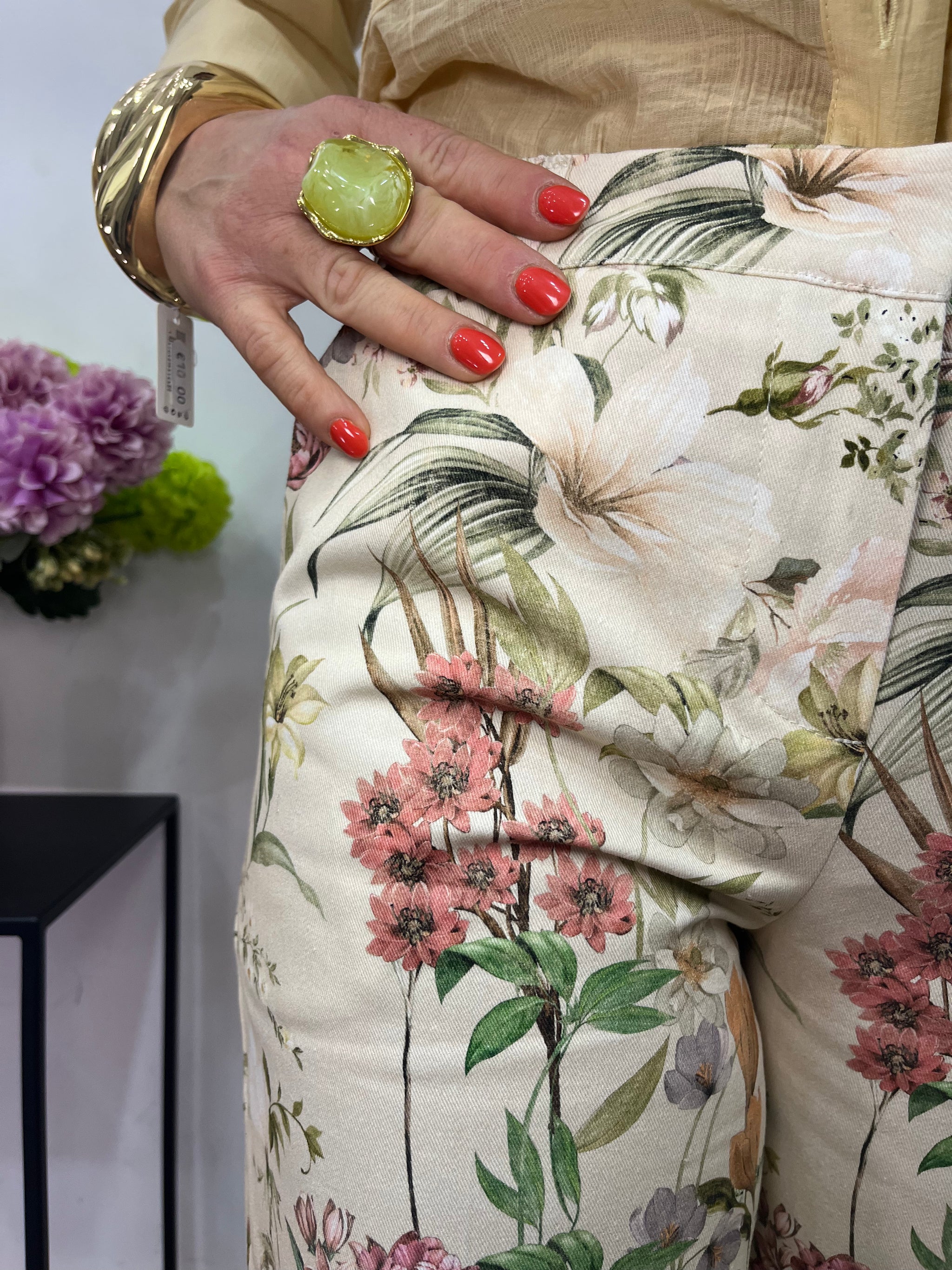 Pantaloni flowers