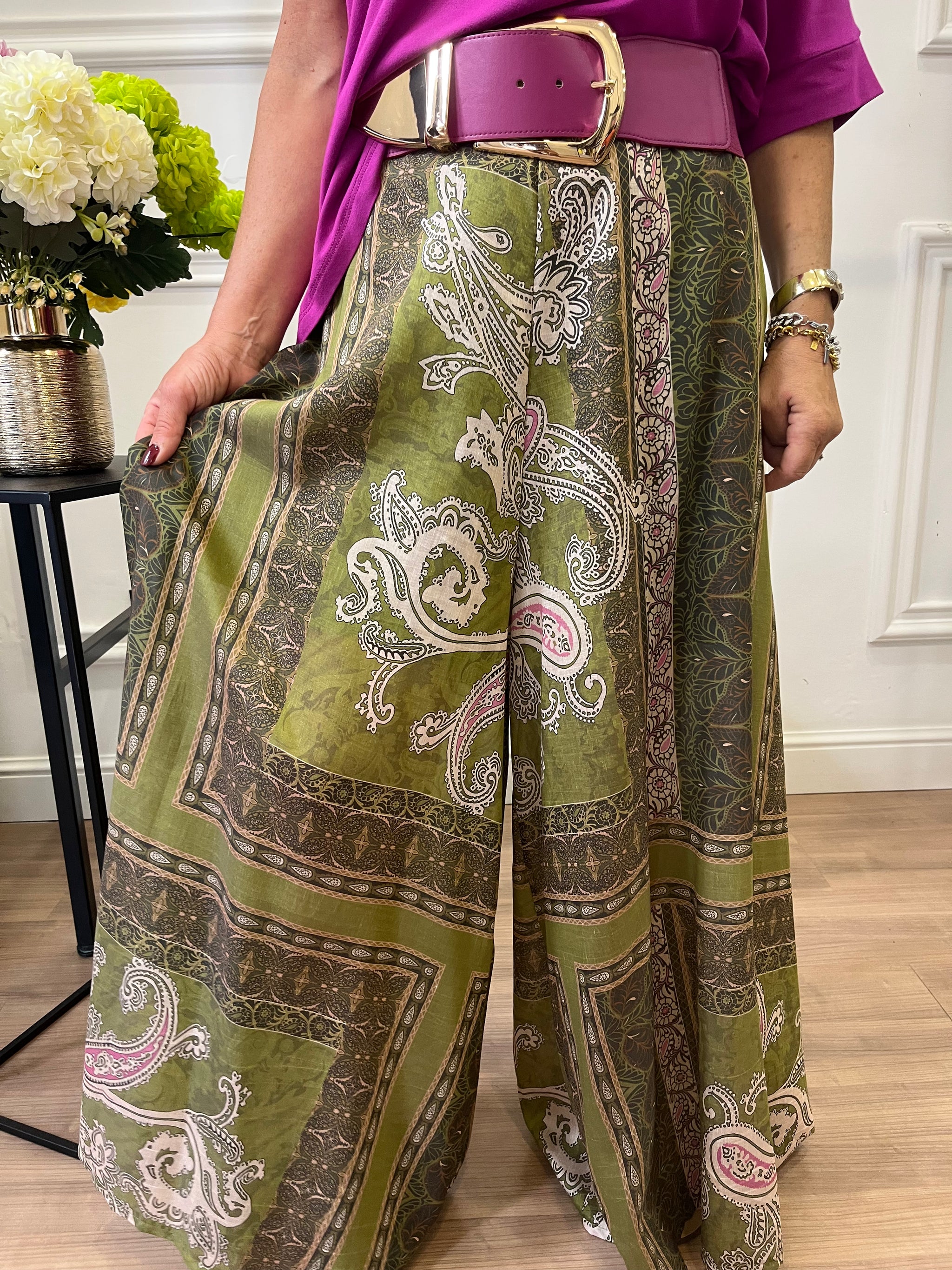 Pantaloni arabesque